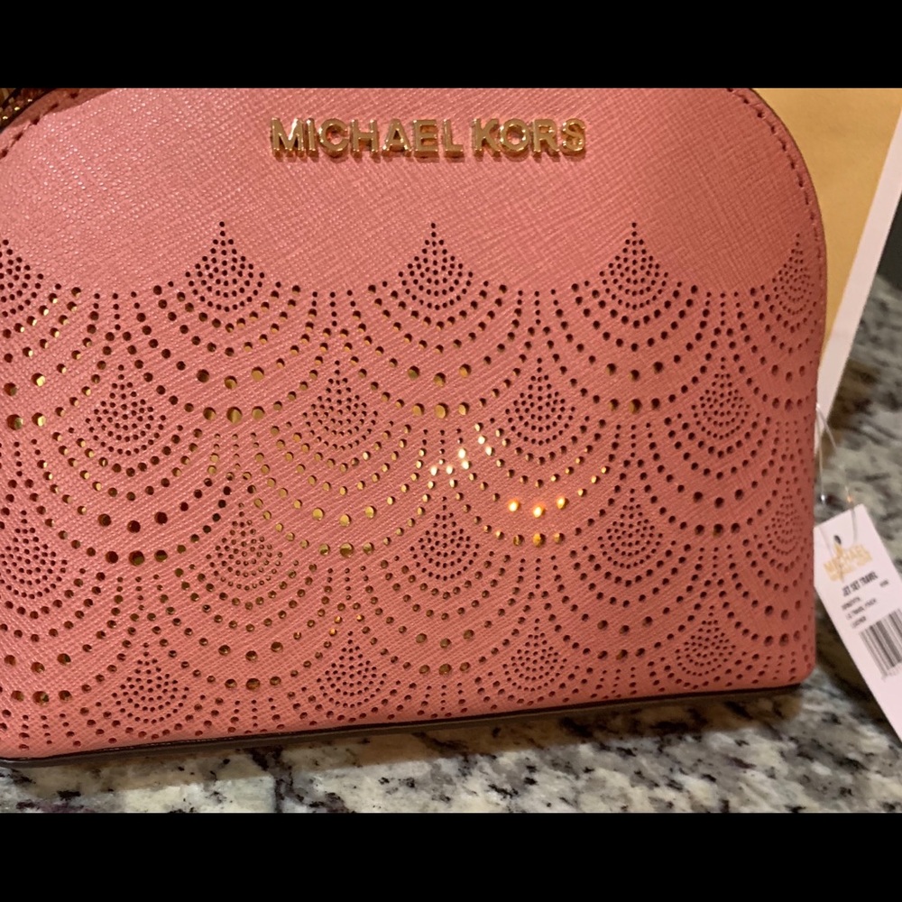 NWT Authentic Michael Kors Jet Set Makeup Bag - Picture 7 of 7